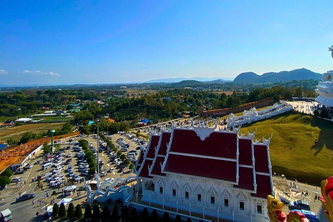 Chiang Mai: Weiße, blaue und große Buddha-Tempel in Chiang Rai