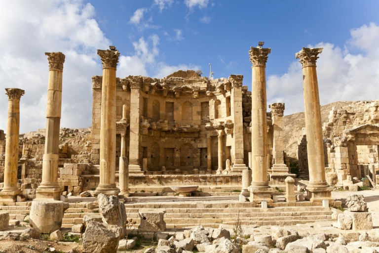 De la mer Morte : excursion d'une journée à Jerash et AmmanTransport et billets d'entrée
