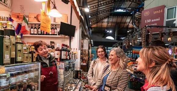 Florence Central Market Food Tour with Eating Europe