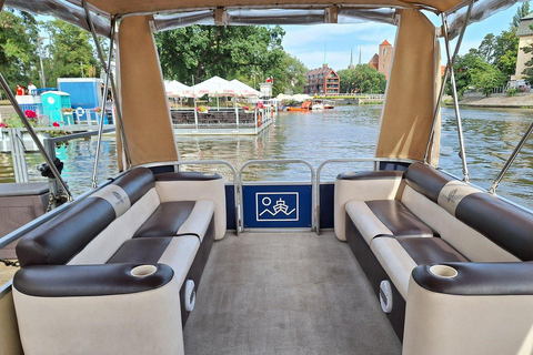 Wroclaw: Sunset Catamaran Cruise with Drink and Music