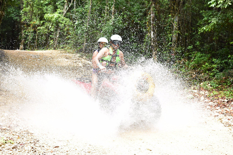 Cancun: Jungle ATV, Zipline, and Cenote Tour with Lunch