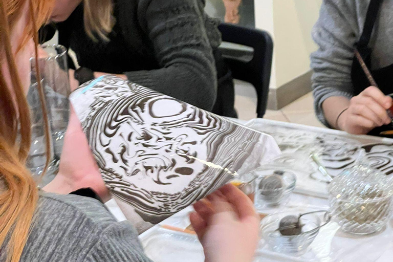 Zagabria: Workshop di pittura ad acqua Suminagashi