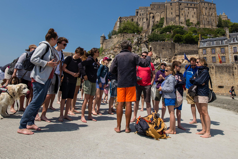 Bay of Mont-Saint-Michel: Short Walk and Discovery of the Quicksand Enjoy the High Tides