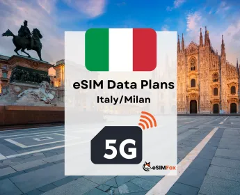 Mailand: eSIM-Internet-Datentarif für Italien Highspeed 4G/5G