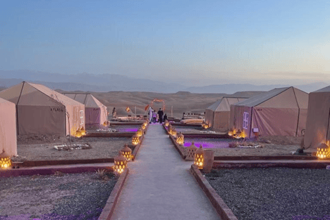 Luxury Agafay Desert: Quad, Camel, Pool, Dinner & Shows Agafay Desert Camel Ride, Dinner Show & Pool Access