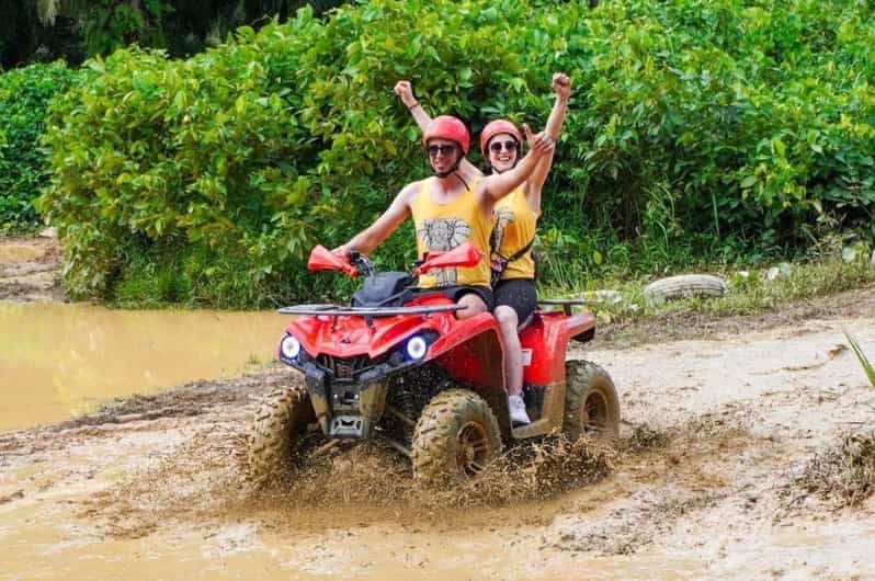 Phuket: Old Town sightseeing +ATV 30Min +Zipline 10Platforms