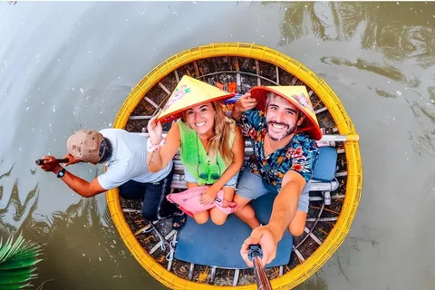 Da Nang/Hoi An: Tour en barco por el pueblo de los cocos y tour de la ciudad de Hoi An