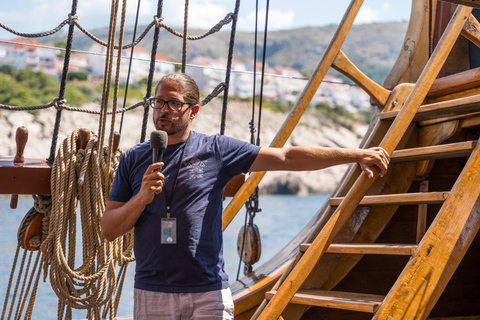 From Dubrovnik: Elaphiti Islands Galleon Cruise with Lunch Cruise in Spanish