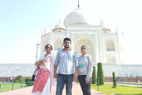 Depuis Jaipur : Excursion privée d&#039;une journée au Taj Mahal et à Agra
