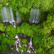 Benang Stokel & Kelambu Waterfalls: Culture, Beach & Sunset