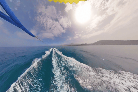 Parascending in Los Cristianos, Tenerife