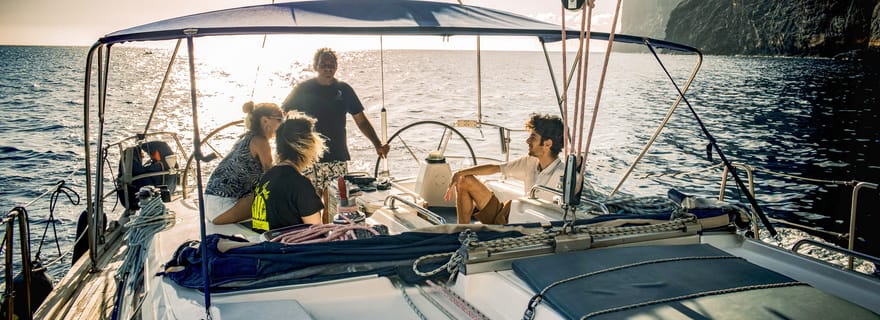 Excursion en voilier pour observer les baleines et les dauphins – Los Gigantes (3 heures)