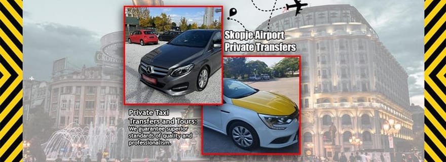 Transfer aeroportuali a Skopje (taxi privato)