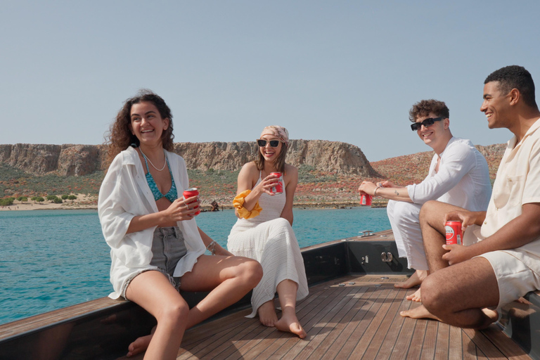 Kissamos : Croisière en bateau rapide à Balos et Gramvousa avec plongée en apnéeCroisière en bateau rapide sans prise en charge et retour