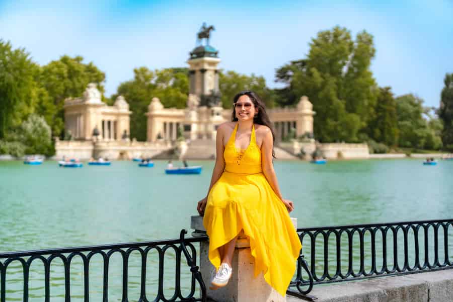 Privé-fotoshoot in het Retiro-park