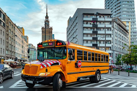 Varsóvia: 1h de passeio de ônibus escolar