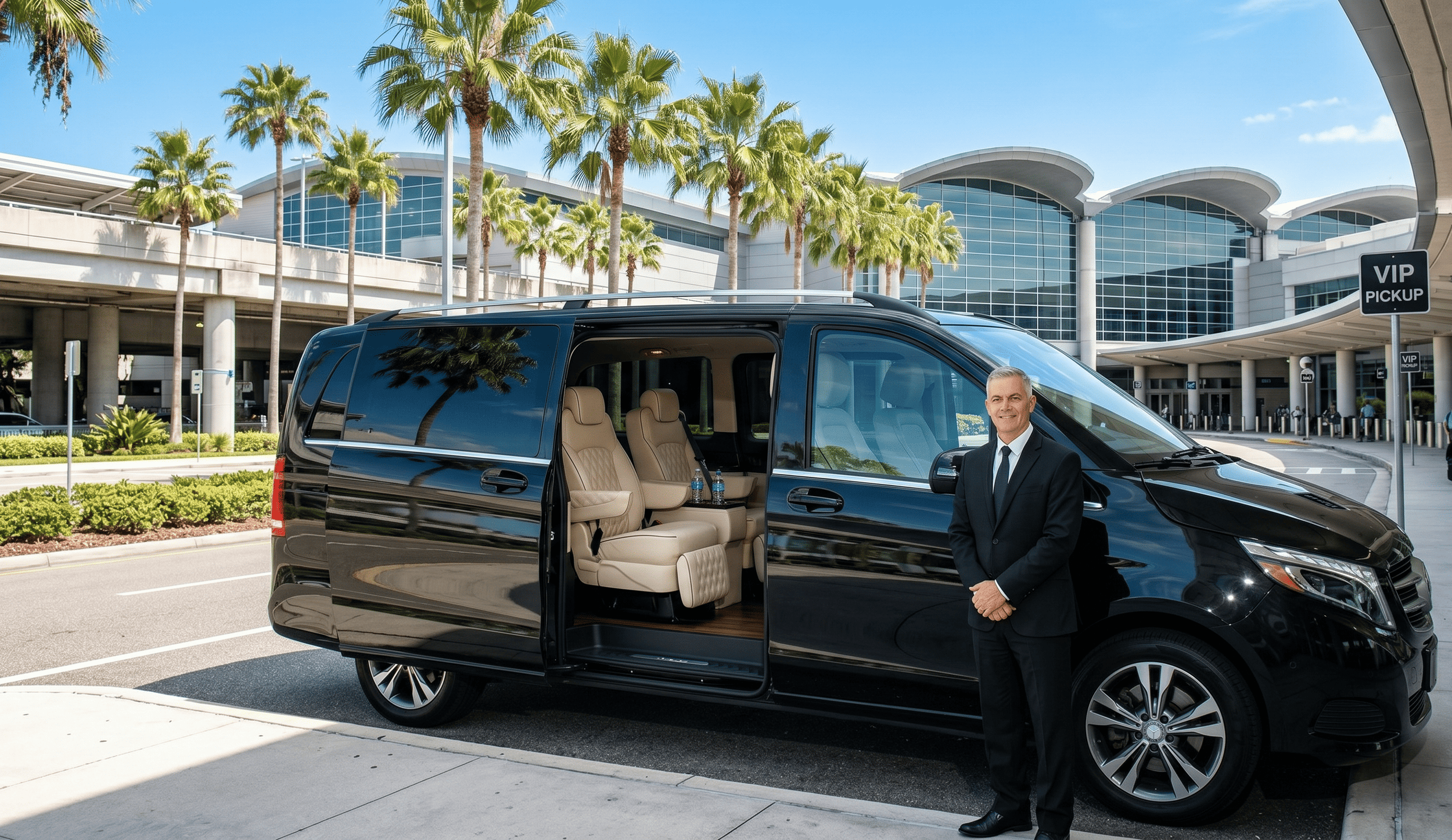 Tampa: Privater Transfer zwischen Flughafen TPA und Stadtzentrum von Tampa