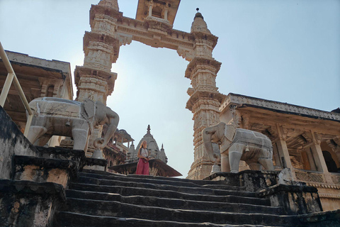 Jaipur: Full-Day Pink City Tour with Masala Tea Tour by Car and Driver with a Guide