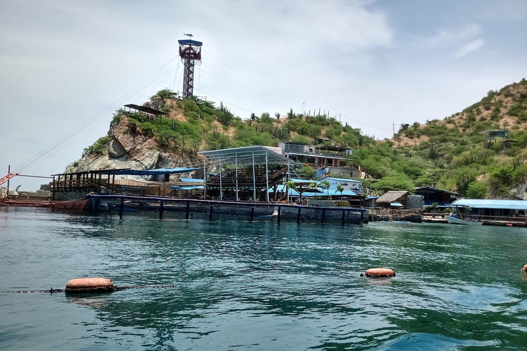 SANTAMARTA: TOUR Combo taximarino, acuario, almuerzo y playa blanca