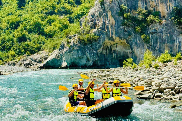 Tirana/Durrës/Permet: Vjosa River Rafting & Thermal Baths From Permet