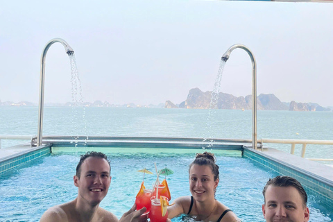 5-Star Ha Long Day Cruise with Jacuzzi, Lunch & Free Drink Day Cruise With Meal
