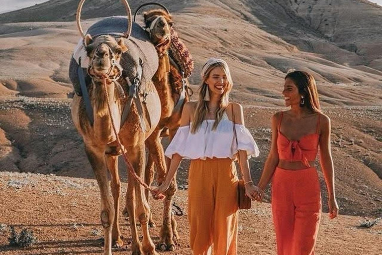 Marrakech: Agafay Desert Quad Bike, Camel Ride, Pool & Lunch Desert Agafay : Quad Biking, Camel Ride, Lunch & Pool