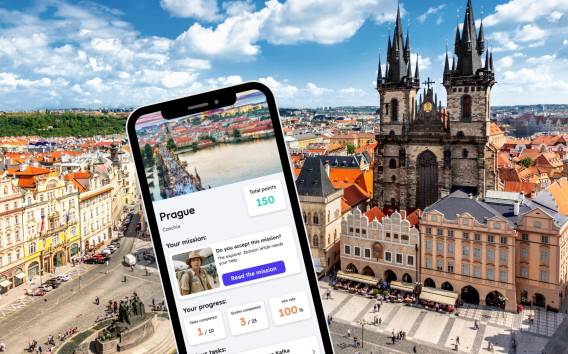 Prag: Stadterkundungsspiel und Tour auf deinem Handy