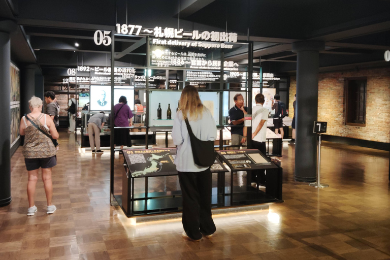 Sapporo: Beer Museum Tour with Tasting of Local Brews Meet and end on-site