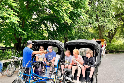 Tour ufficiali in Pedicab a Central ParkTour Deluxe: 90-120 minuti