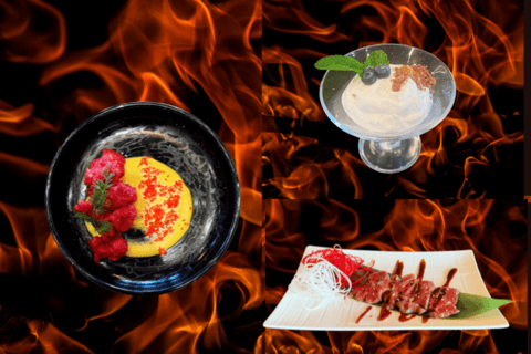 Reikiavik: Menú degustación Teppanyaki de 7 platos con espectáculo de fuego