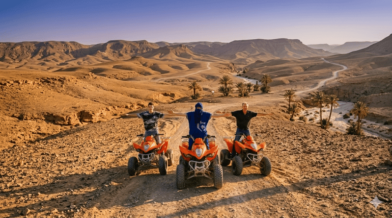 Marrakech et Agafay : quad, chameau et dîner en petit groupe - quad