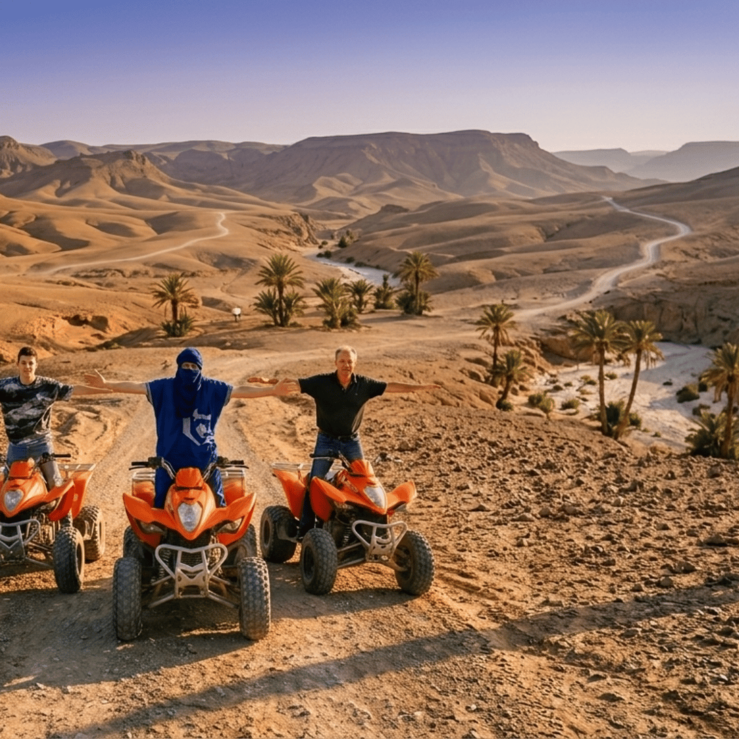 Marrakech et Agafay : quad, chameau et dîner en petit groupe - quad