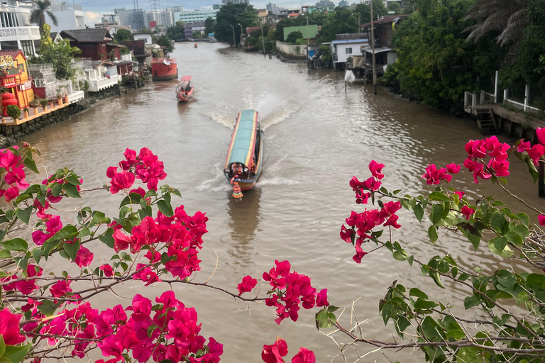 Bangkok: Longtail Boat and Tuk tuk Tour with Temple Visit Authentic longtail boat with temple visit tour