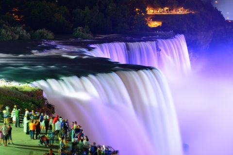 Niagara Falls, USA: Smågruppetur dag og natt med middag