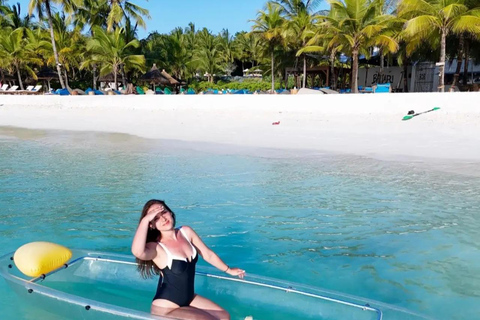ZANZIBAR: Swimming with Sea Turtle & Clear kayak + Drone Opt Private Transport from anywhere in Zanzibar