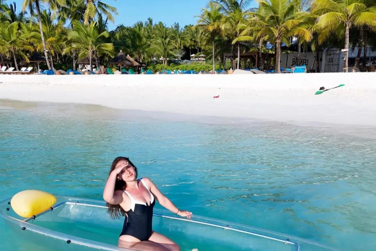 ZANZIBAR: Swimming with Sea Turtle & Clear kayak + Drone Opt Private Transport from anywhere in Zanzibar