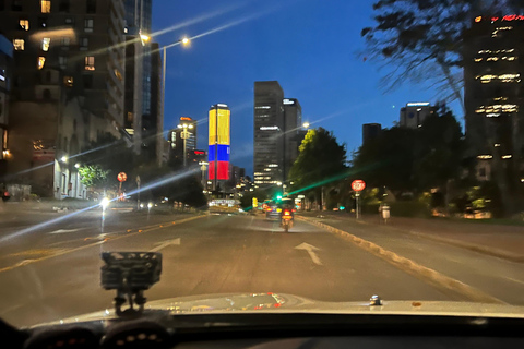 Bogotá: Express guided night tour