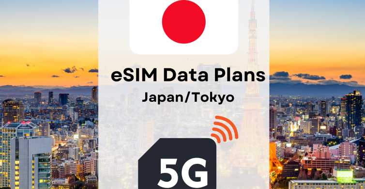 Tokyo: eSIM Internet Data Plan for Japan high-speed