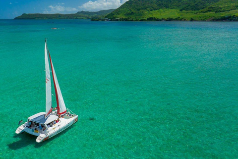 Croisière en catamaran de la côte sud-est à l&#039;île aux Cerfs