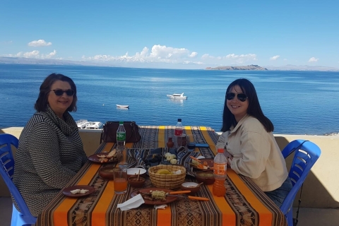 Depuis La Paz : Excursion d'une journée à Copacabana, au lac Titicaca et à l'île du Soleil
