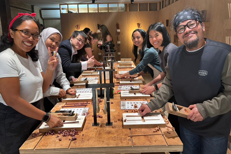Kyoto: Chopstick Making Workshop at HASHI LAB Near Kyoto Station：Chopstick Making for Families & Couples