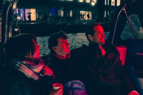 Amsterdam: Covered Booze Cruise with Unlimited Drinks Covered Booze Cruise with Unlimited Drinks