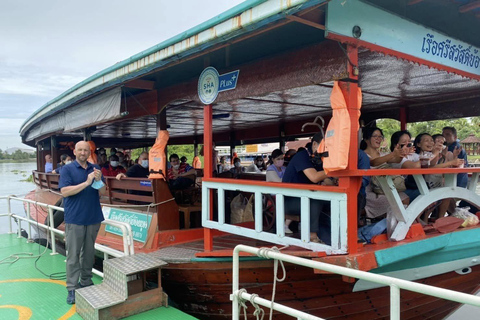 From Bangkok: Local Floating & Railway Market, Dragon Temple