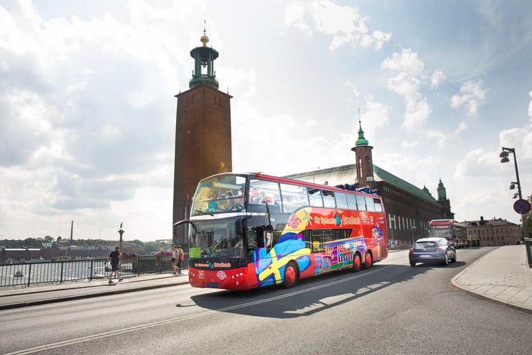 Stockholm: 24 hour Hop On-Hop Off Bus Tour