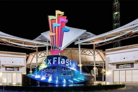 Qiddiya Six Flags Entry Tickets - Riyadh's Latest Attraction One-day combo ticket