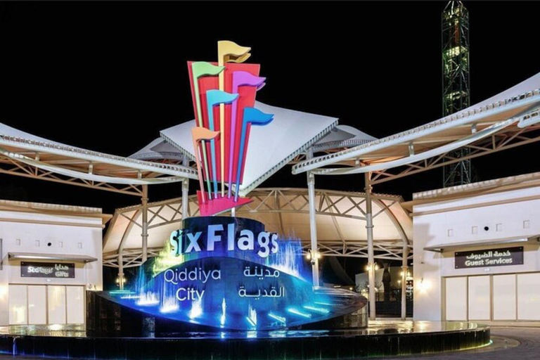 Qiddiya Six Flags Entry Tickets - Riyadh's Latest Attraction One-day combo ticket