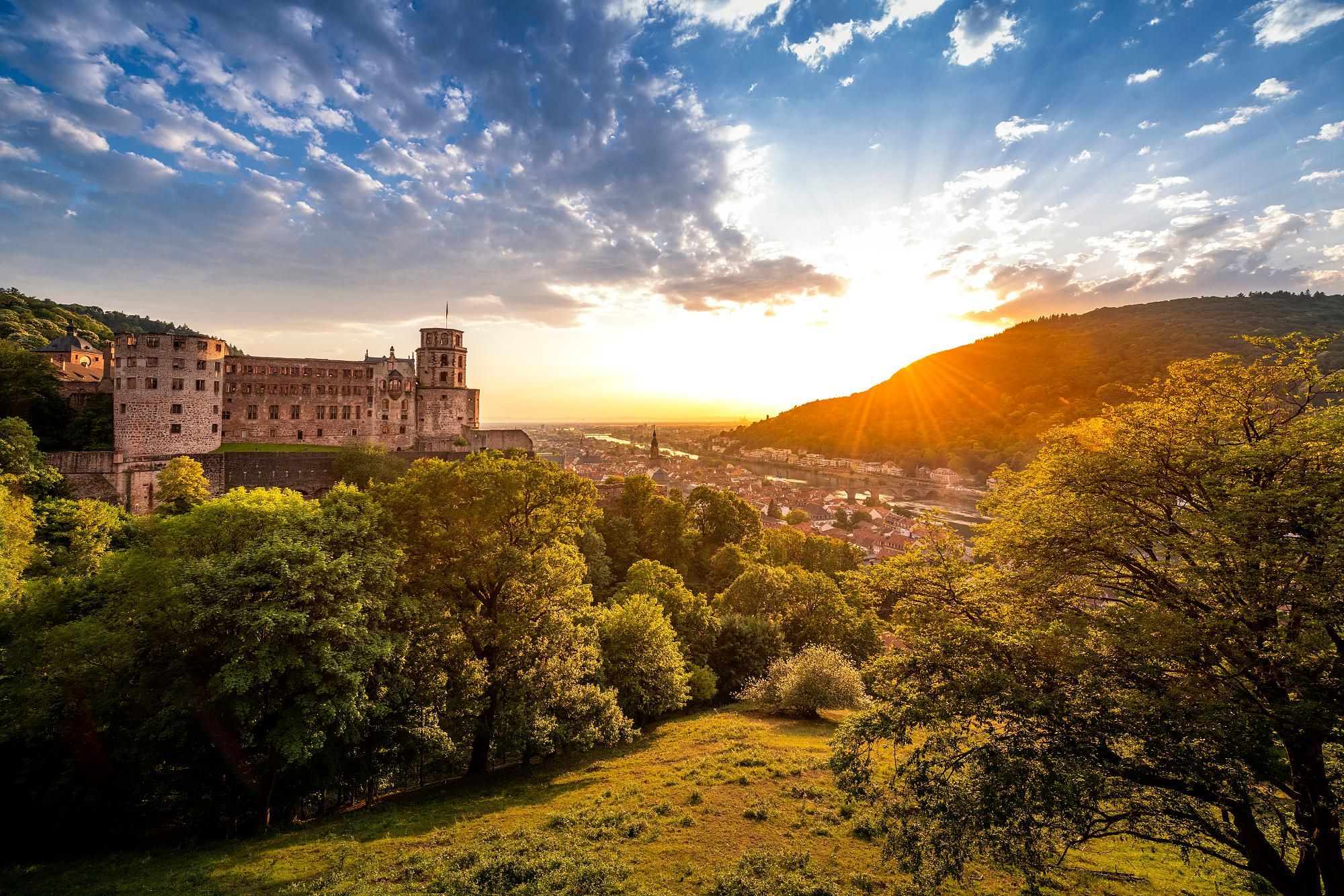 Heidelberg: Heidelberg Castle Garden & Outside Private Tour