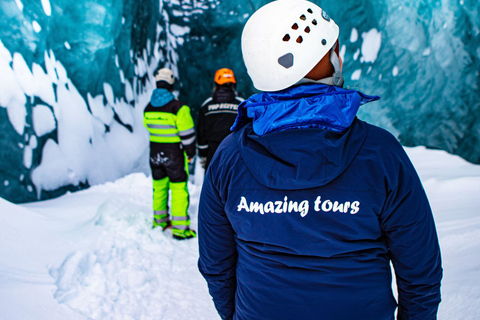 Reikiavik: Excursión en moto de nieve por el glaciar Langjökull con cueva de hielo