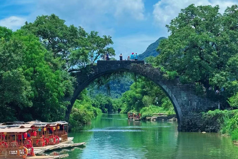 Guilin/Yangshuo: Yulong River Bamboo Raft Panorama Day Tour From Yangshuo