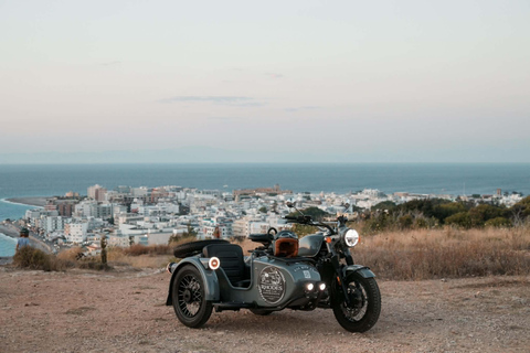 Private Rhodes Sunset Sidecar Experience: Hidden Viewpoint